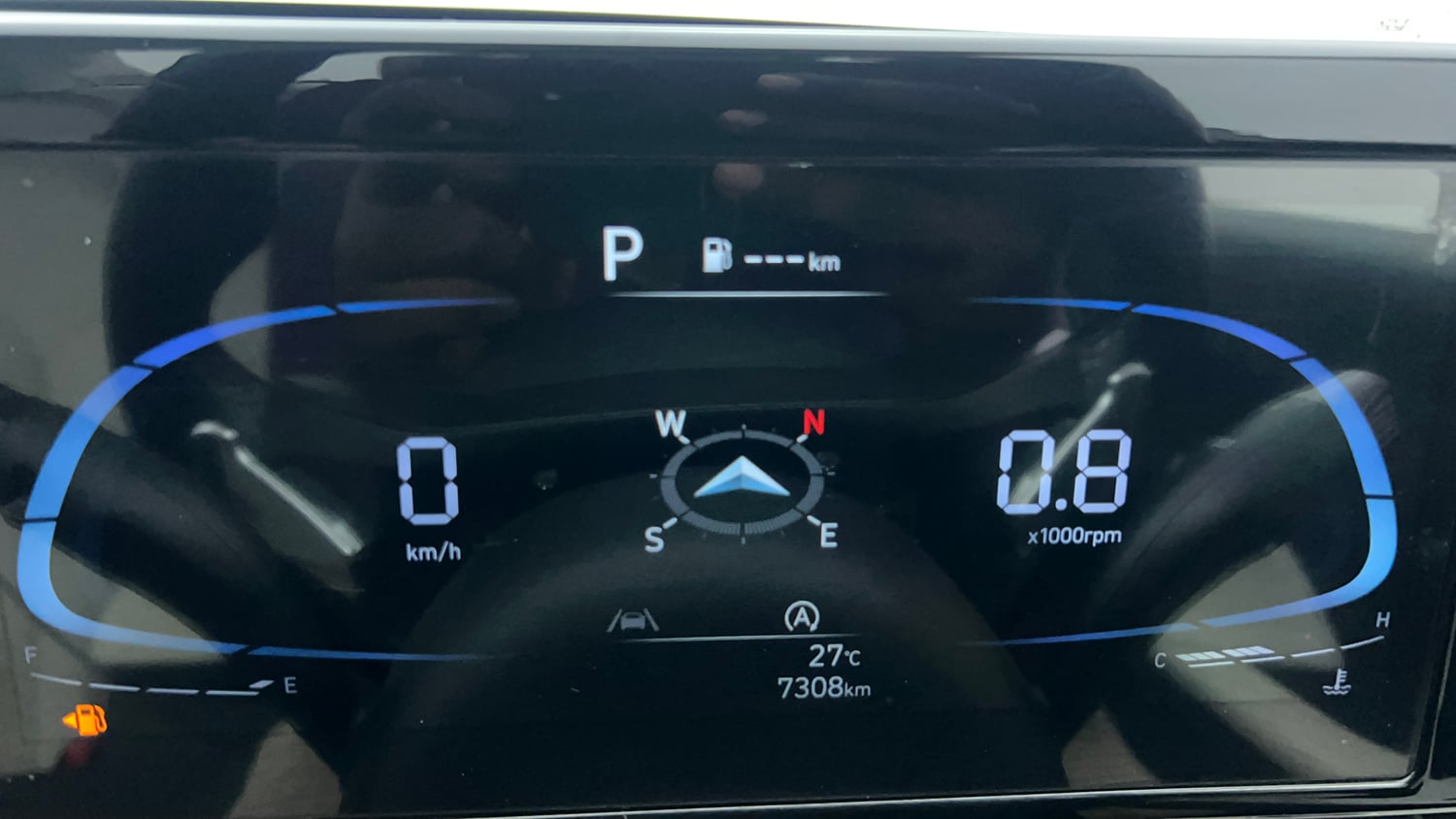 Used 2024 Hyundai Verna SX (O) 1.5 Petrol IVT Petrol Automatic interior CLUSTERMETER VIEW