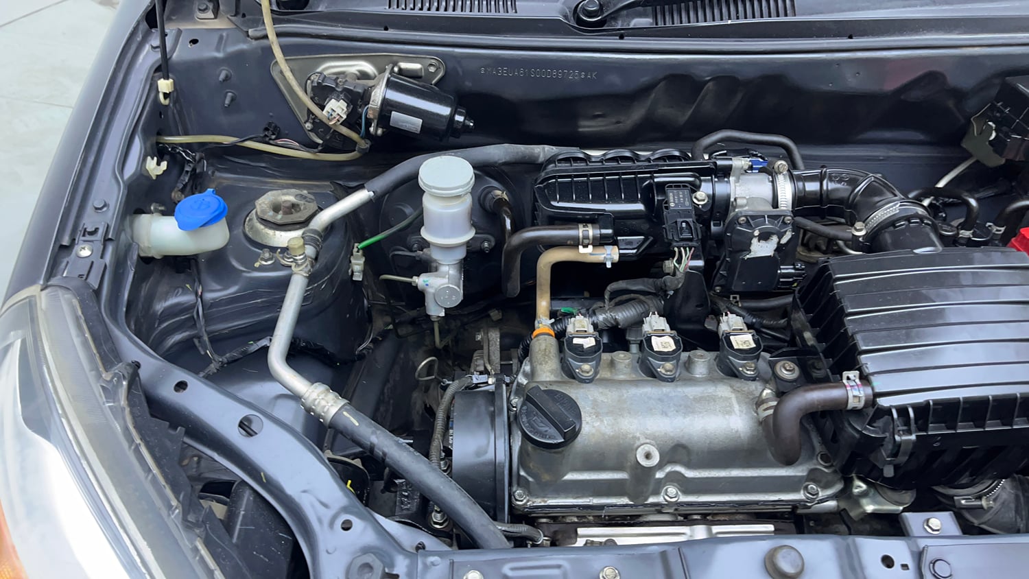 Used 2019 Maruti Suzuki Alto 800 VXi (O) Petrol Manual engine ENGINE RIGHT SIDE VIEW