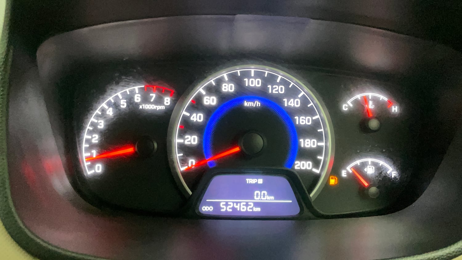 Used 2019 Hyundai Grand i10 Magna 1.2 Kappa VTVT Petrol Manual interior CLUSTERMETER VIEW
