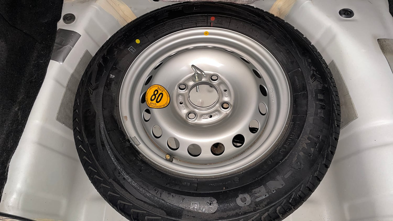Used 2023 Tata Tiago XZ Plus Petrol Manual tyres SPARE TYRE VIEW