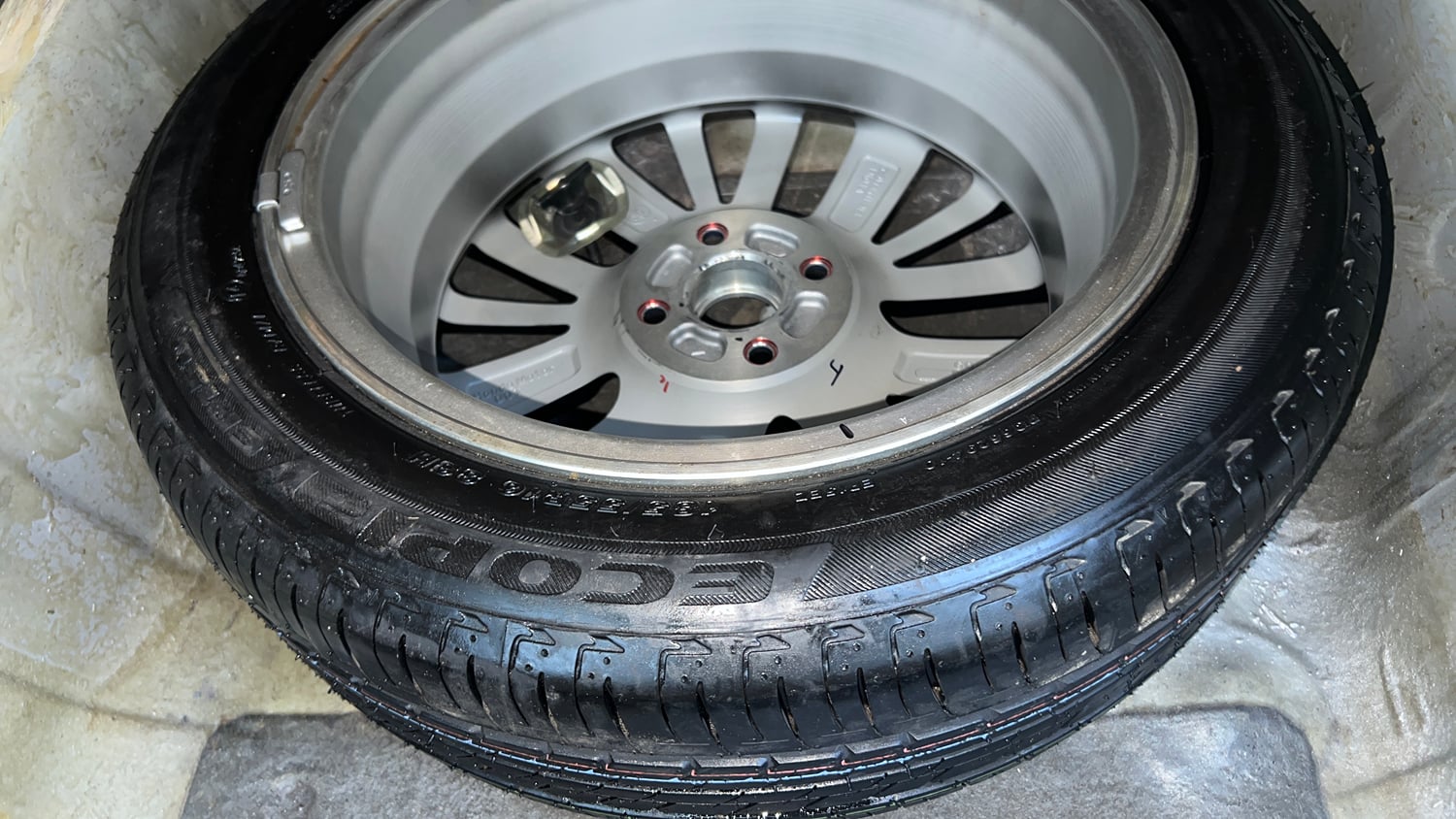 Used 2021 Honda City ZX CVT Petrol Petrol Automatic tyres SPARE TYRE VIEW