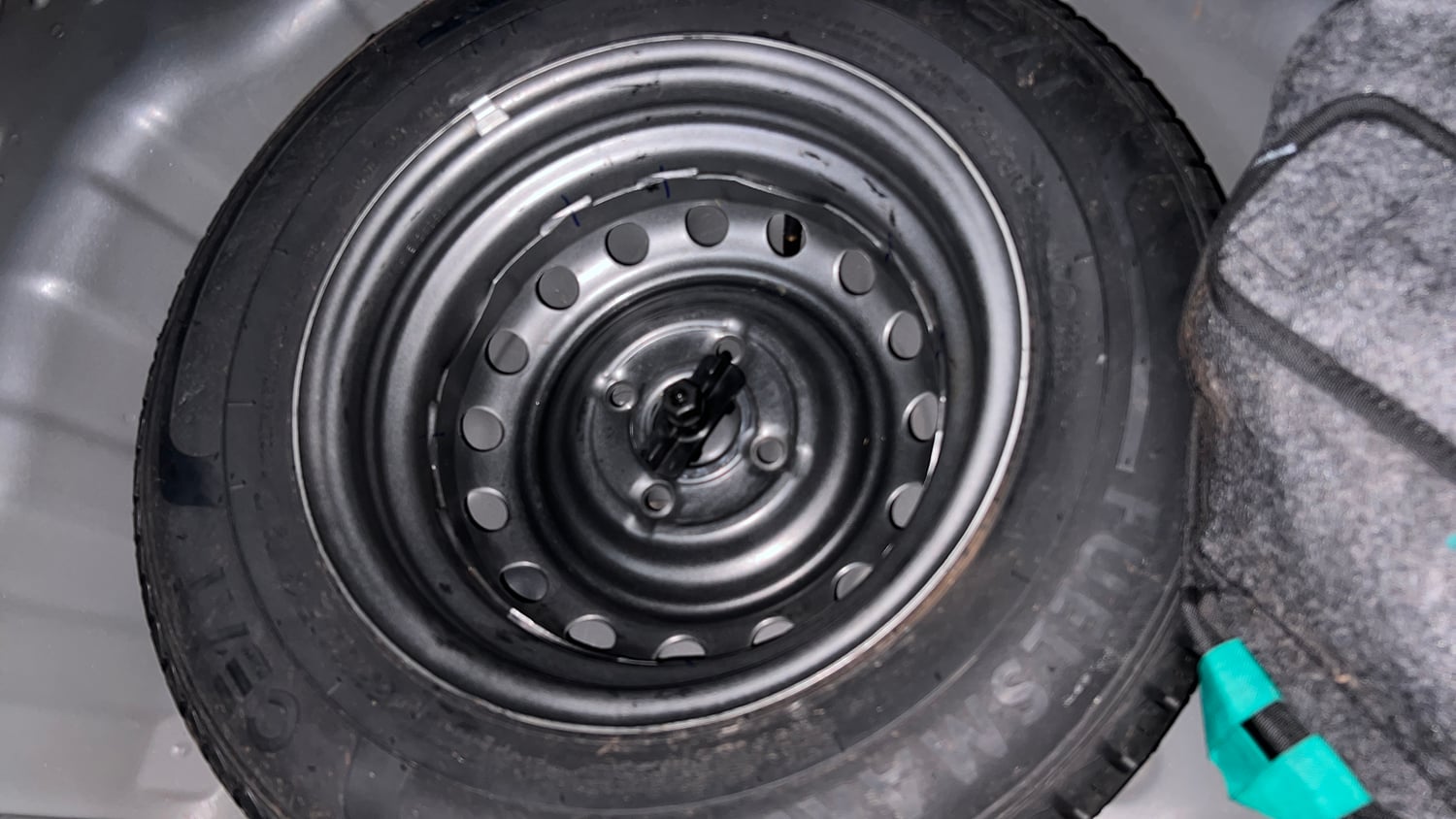 Used 2020 Hyundai Santro Sportz AMT Petrol Automatic tyres SPARE TYRE VIEW