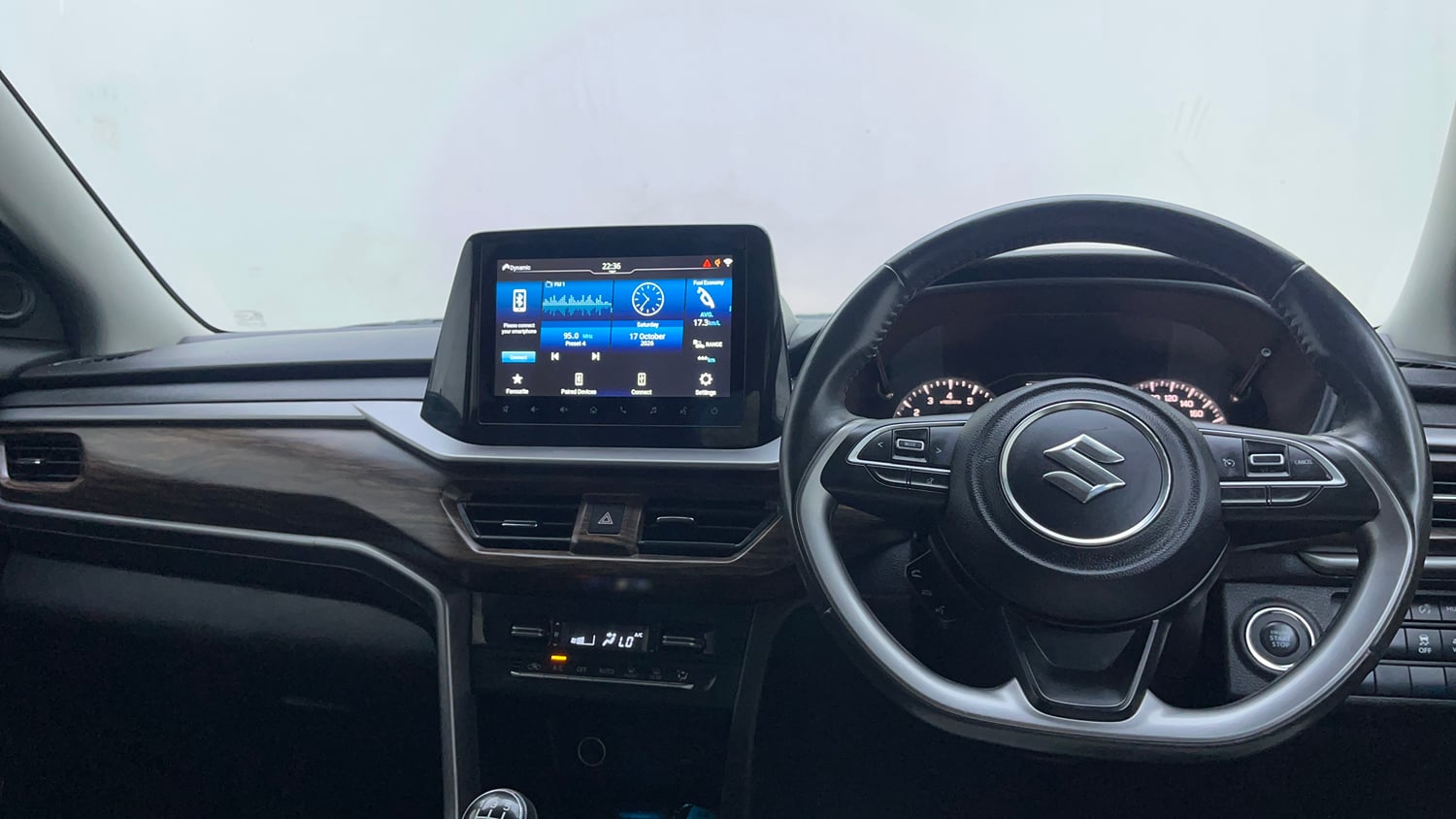 Used 2023 Maruti Suzuki Brezza ZXi Plus Petrol Manual interior DASHBOARD VIEW