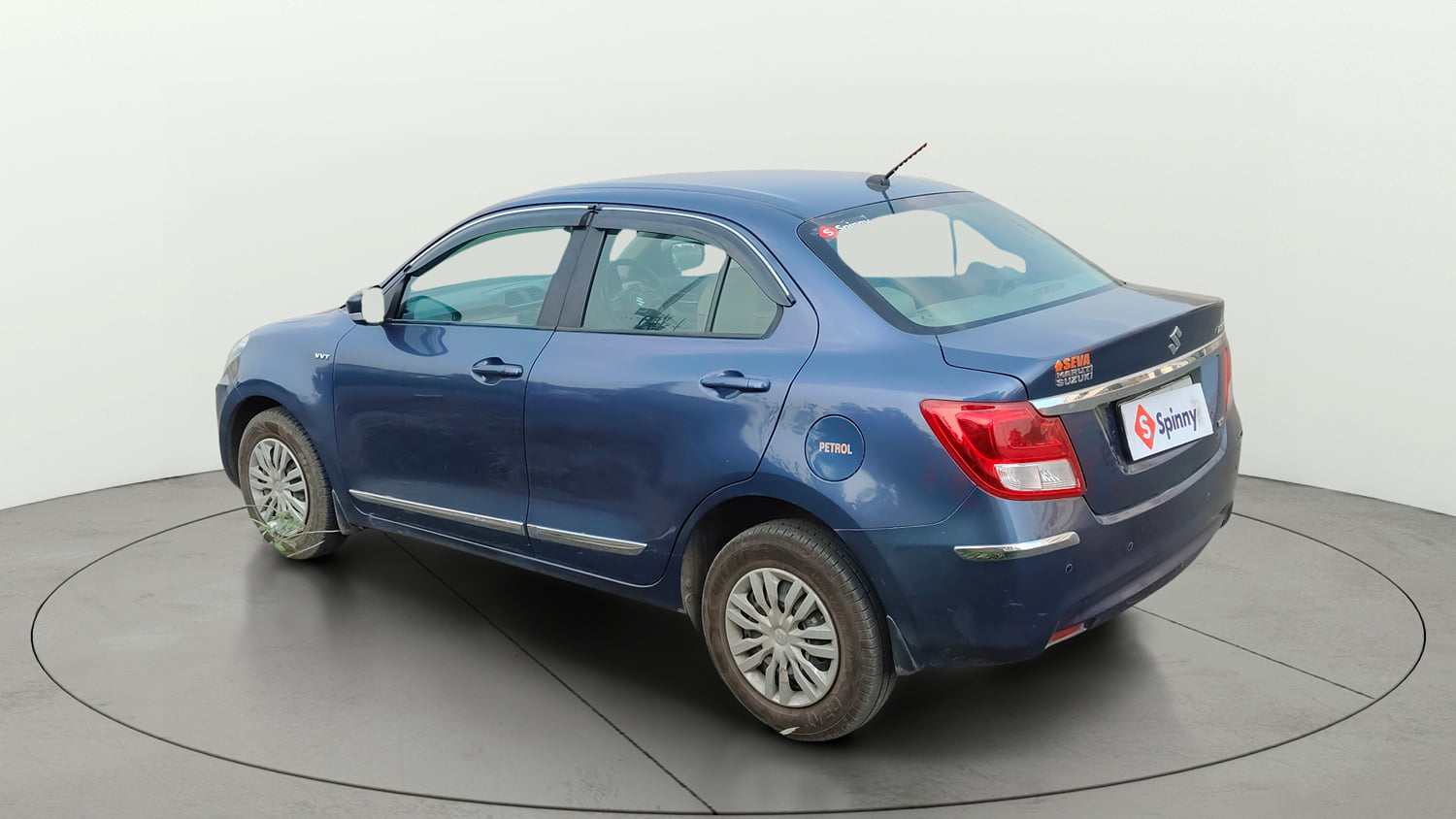 Used 2017 Maruti Suzuki Dzire VXi AMT Petrol Automatic exterior LEFT REAR CORNER VIEW