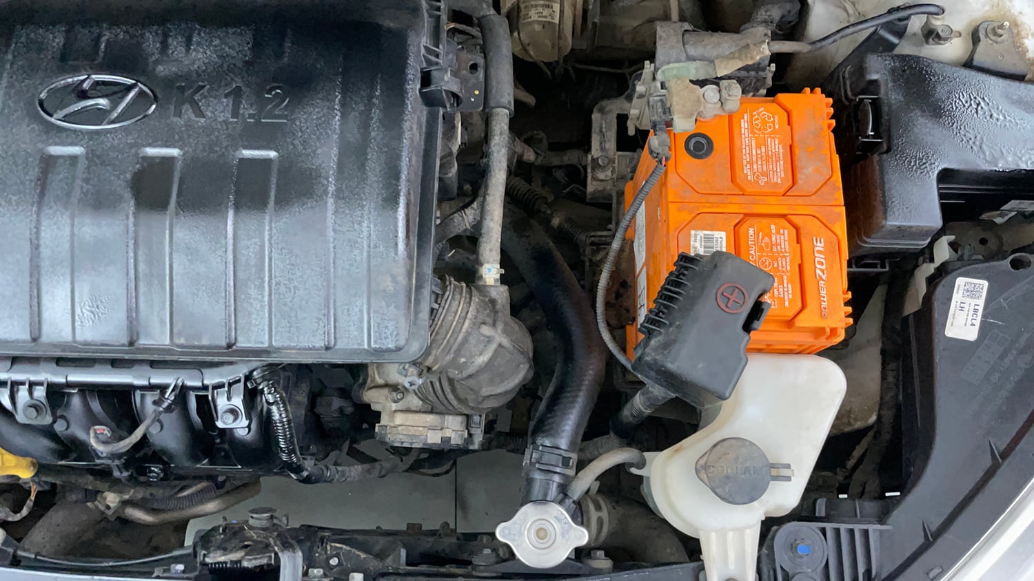 Used 2019 Hyundai Grand i10 Magna 1.2 Kappa VTVT Petrol Manual engine ENGINE LEFT SIDE VIEW