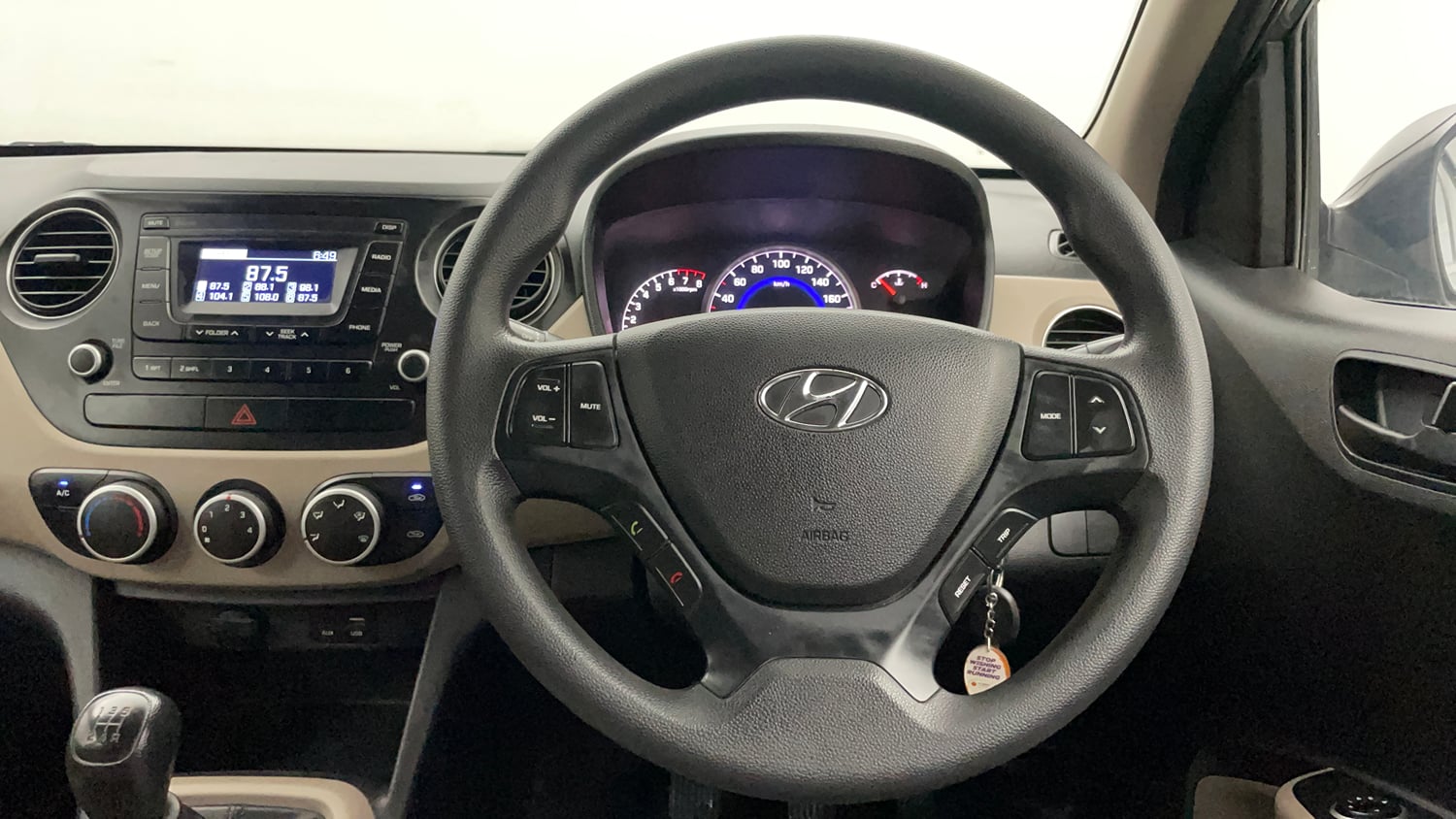 Used 2018 Hyundai Grand i10 Magna 1.2 Kappa VTVT Petrol Manual interior STEERING VIEW