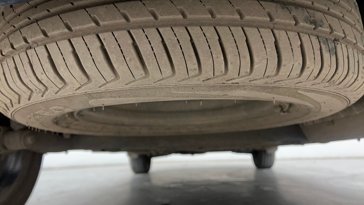 Used 2024 Tata Tigor XZA iCNG Cng Automatic tyres SPARE TYRE VIEW