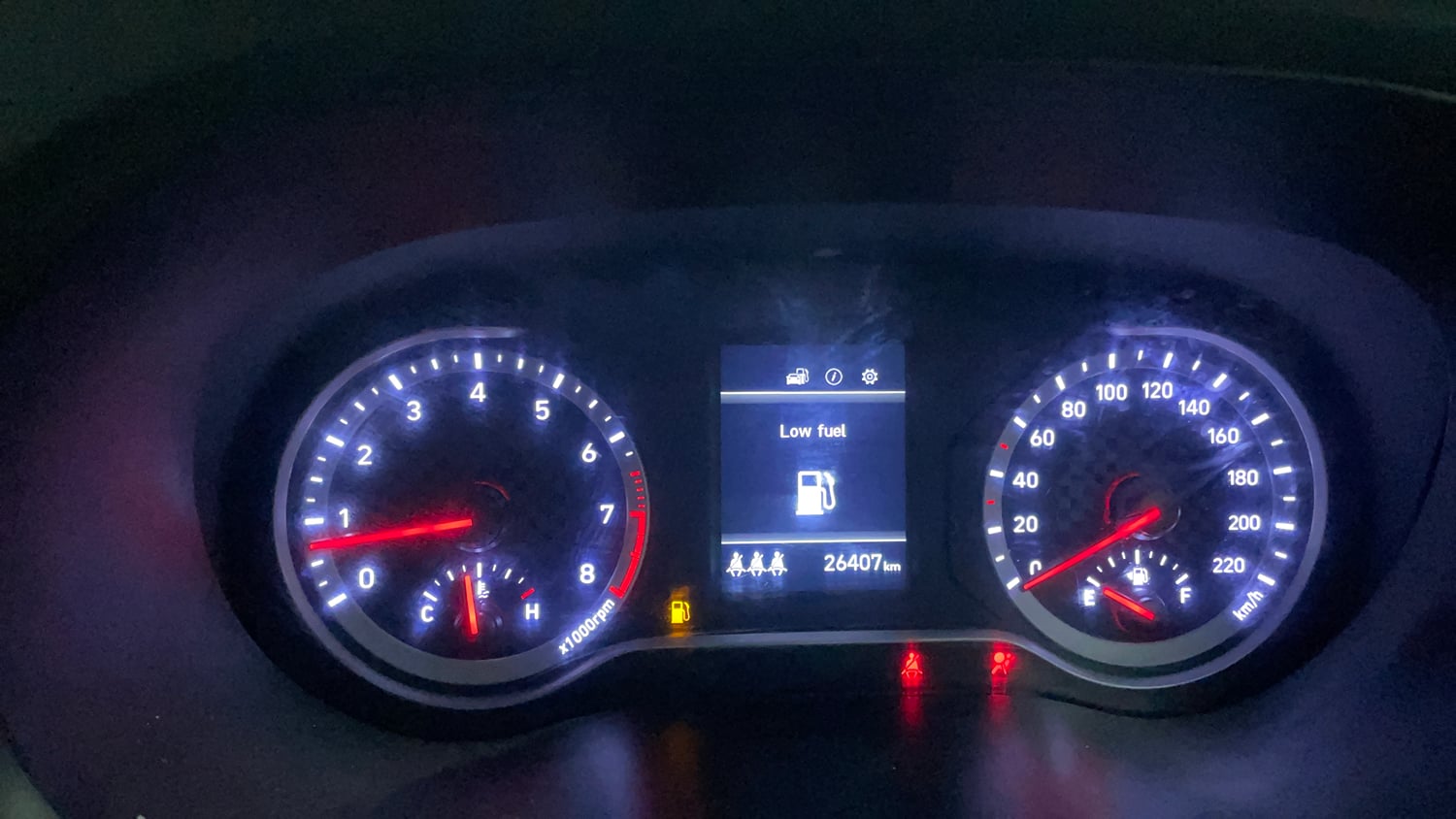 Used 2024 Hyundai Grand i10 Nios Corporate1.2 Kappa Petrol Manual interior CLUSTERMETER VIEW