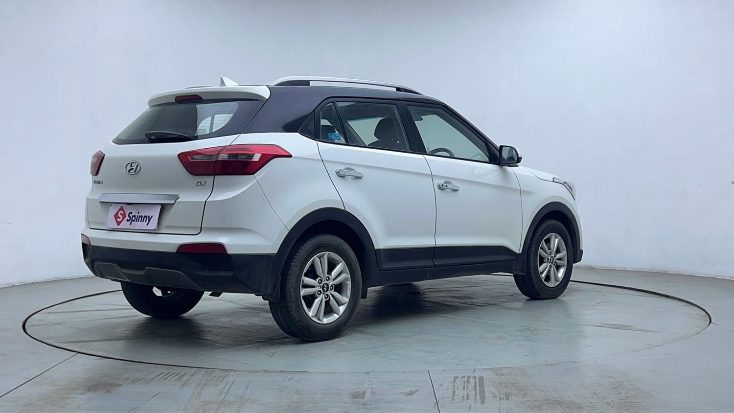 Used 2016 Hyundai Creta 1.6 SX Plus Petrol Petrol Manual exterior RIGHT REAR CORNER VIEW
