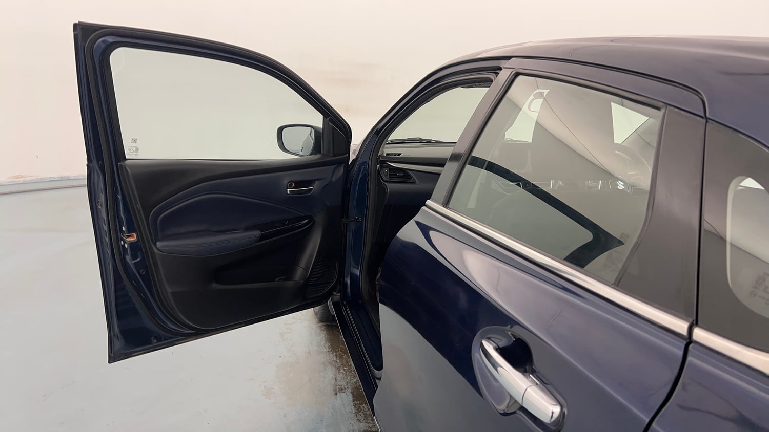 Used 2022 Maruti Suzuki Baleno Zeta AGS Petrol Automatic interior LEFT FRONT DOOR OPEN VIEW