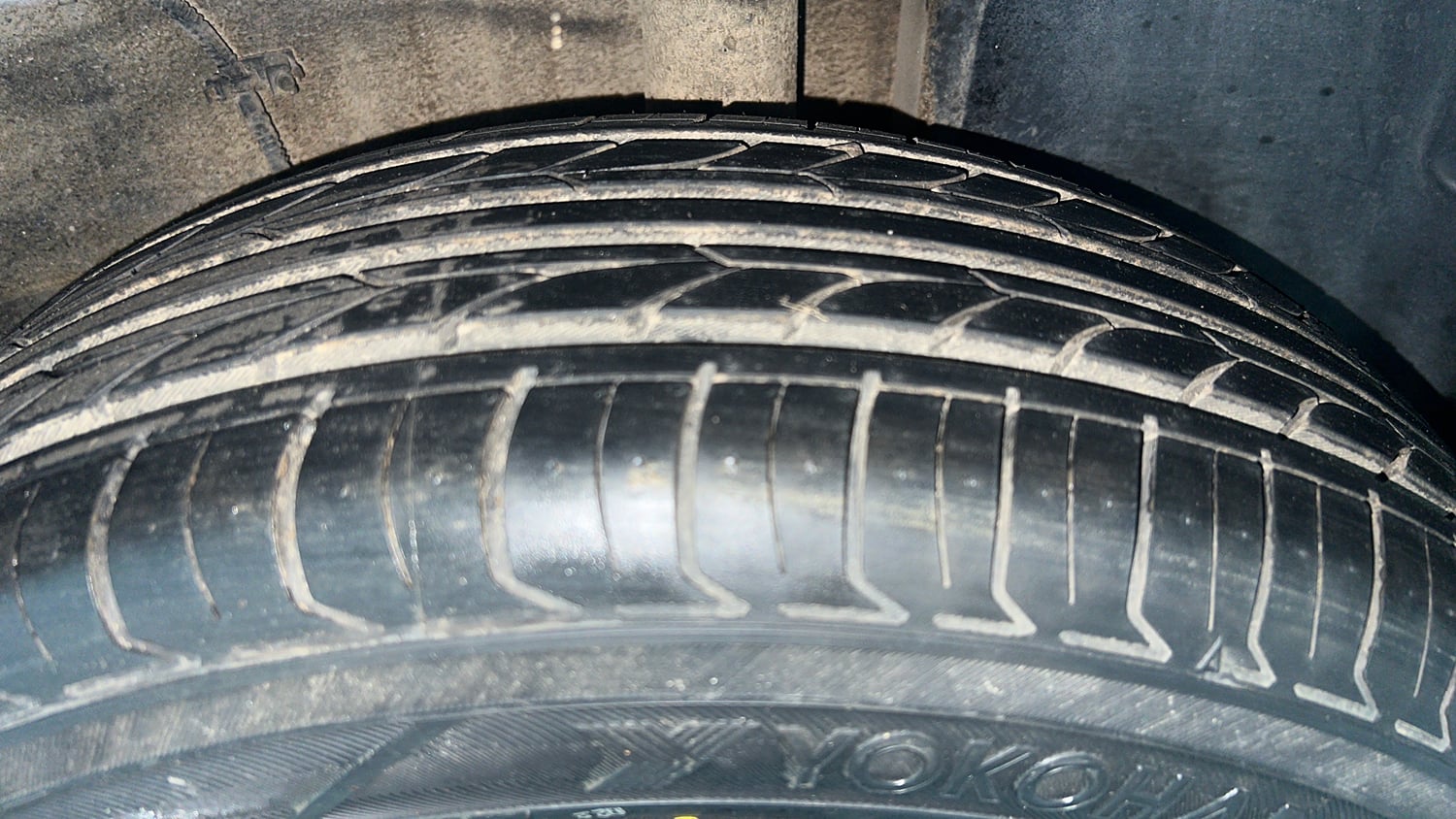 Used 2022 Tata Punch Pure MT Petrol + CNG(Outside Fitted) Cng Manual tyres LEFT REAR TYRE TREAD VIEW