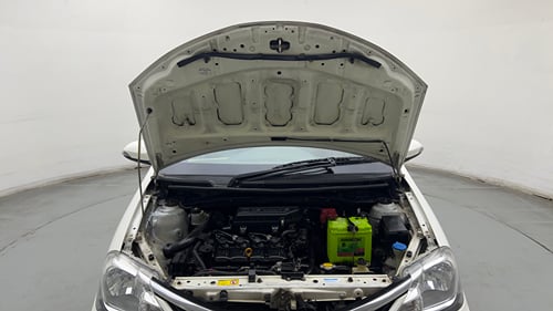 Used 2015 Toyota Etios V Petrol Manual engine ENGINE & BONNET OPEN FRONT VIEW