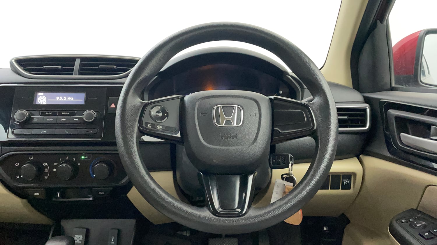 Used 2018 Honda Amaze 1.2 S CVT Petrol Petrol Automatic interior STEERING VIEW