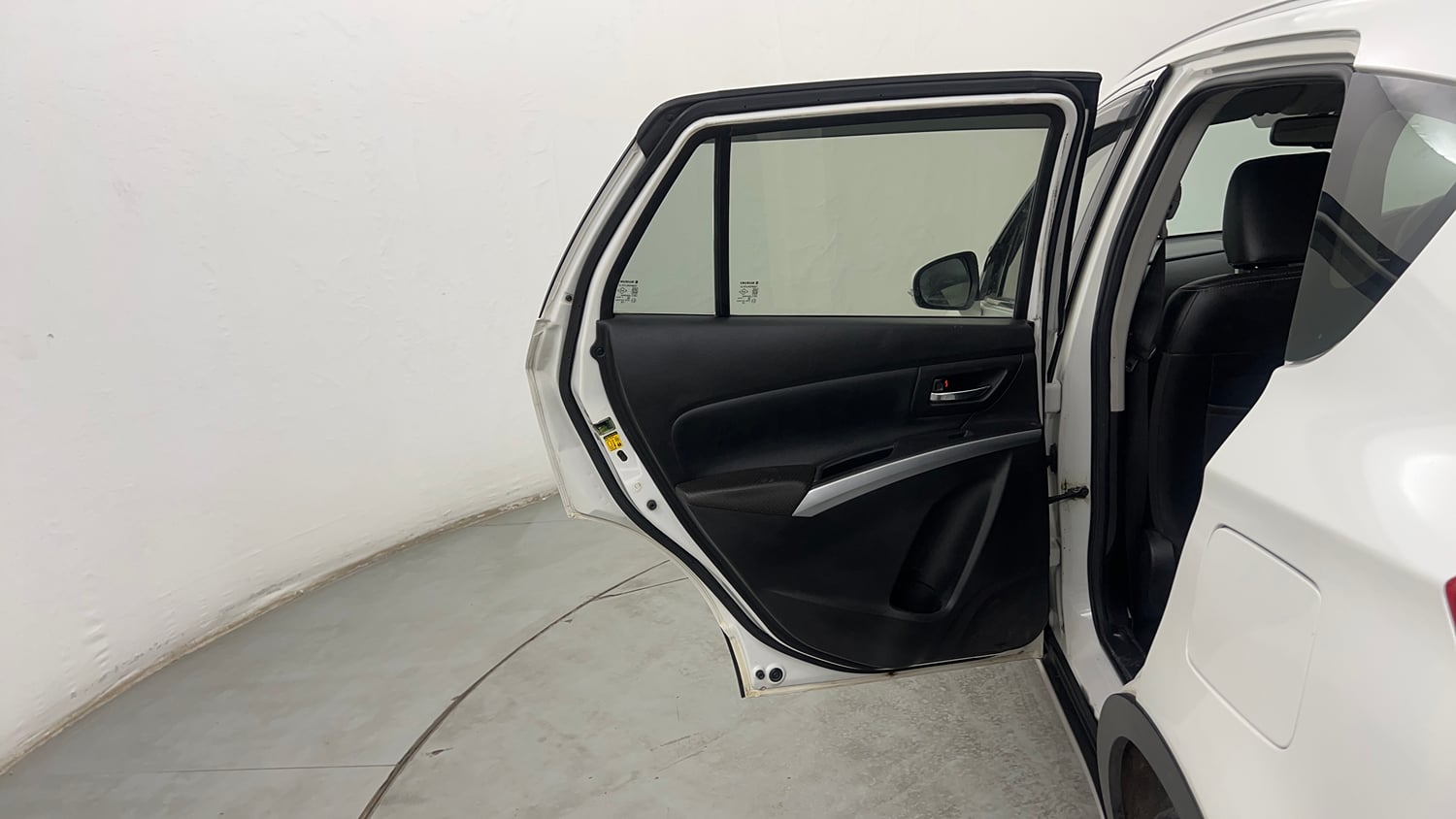 Used 2021 Maruti Suzuki S-Cross Alpha Petrol Manual interior LEFT REAR DOOR OPEN VIEW