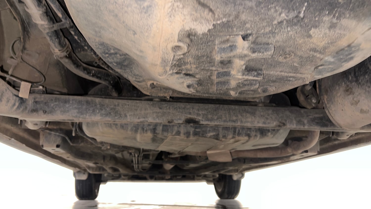Used 2022 Tata Tiago XZ Plus Petrol Manual extra REAR UNDERBODY VIEW (TAKEN FROM REAR)