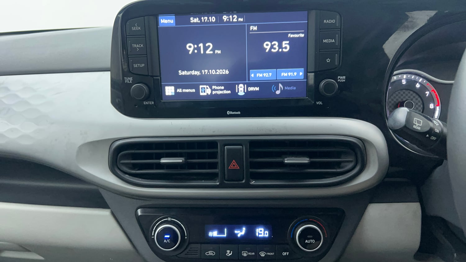 Used 2020 Hyundai Grand i10 Nios Asta 1.2 Kappa VTVT Petrol Manual interior MUSIC SYSTEM & AC CONTROL VIEW