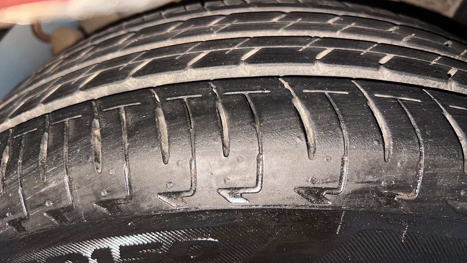 Used 2021 Tata Tigor XZA Plus Petrol Automatic tyres RIGHT REAR TYRE TREAD VIEW