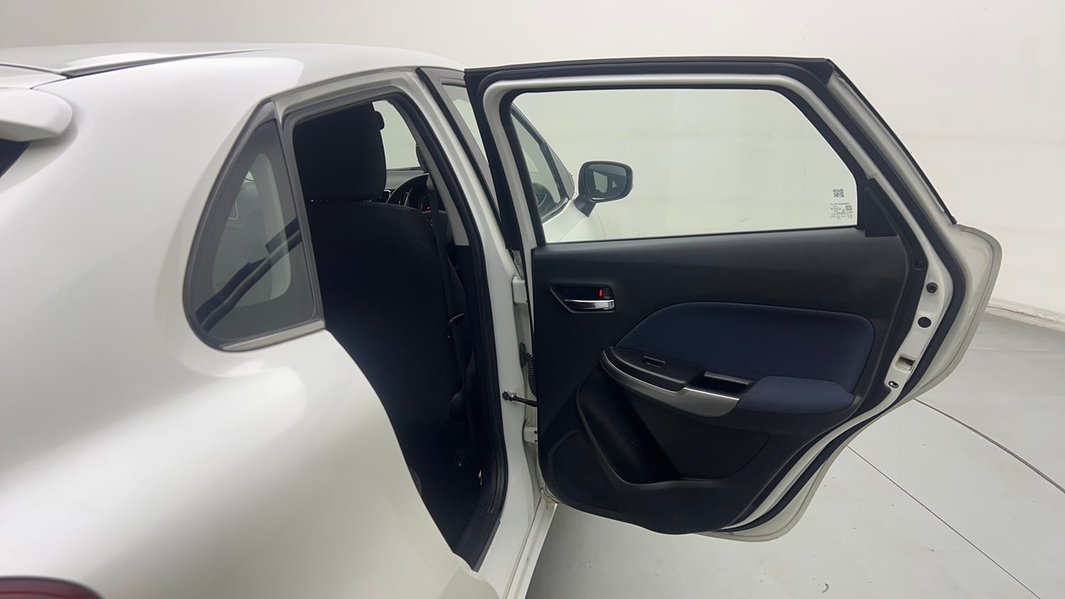 Used 2021 Maruti Suzuki Baleno Zeta Automatic Petrol Automatic interior RIGHT REAR DOOR OPEN VIEW