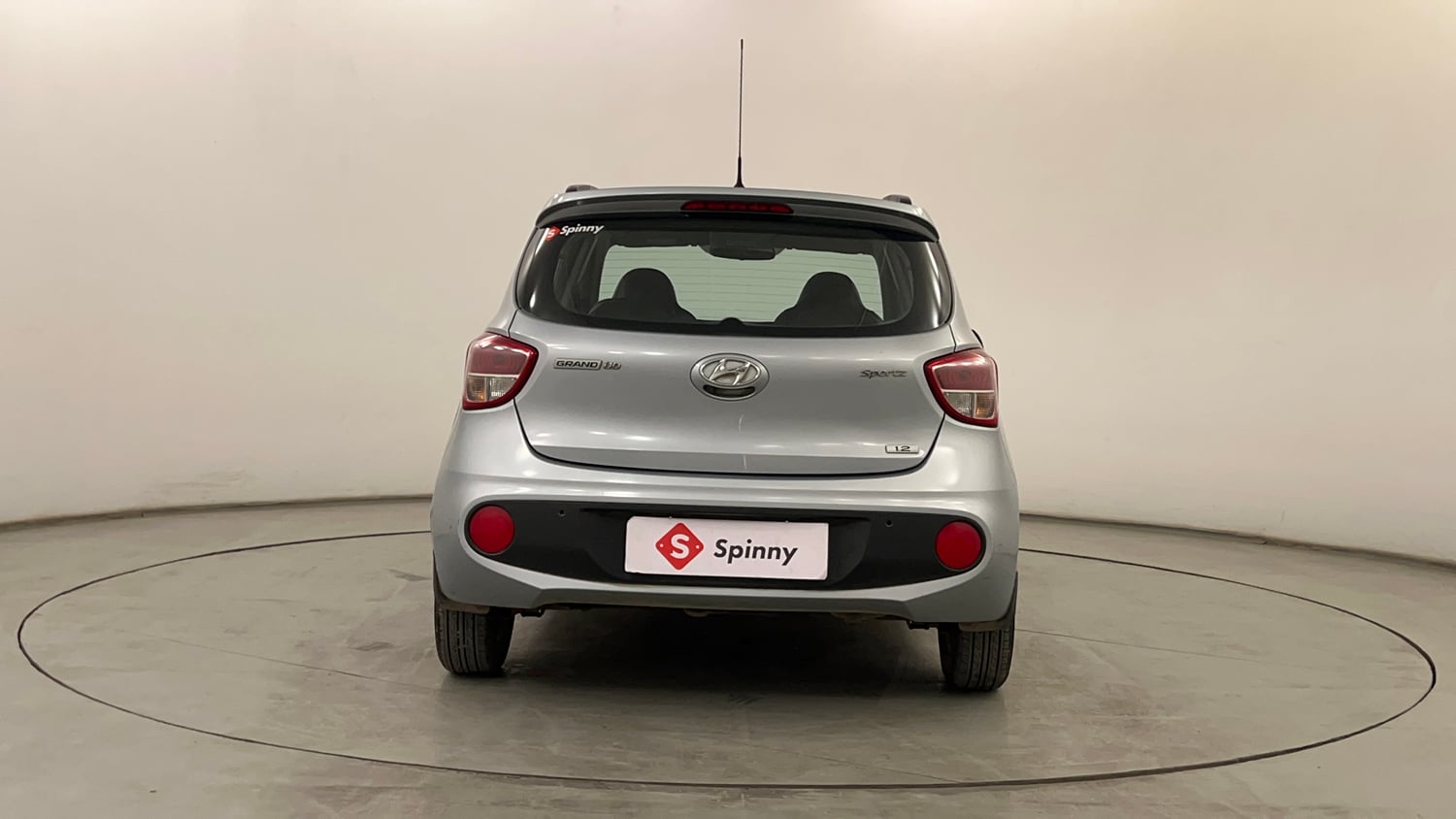 Used 2019 Hyundai Grand i10 Sportz 1.2 Kappa VTVT CNG (Outside Fitted) Cng Manual exterior BACK VIEW