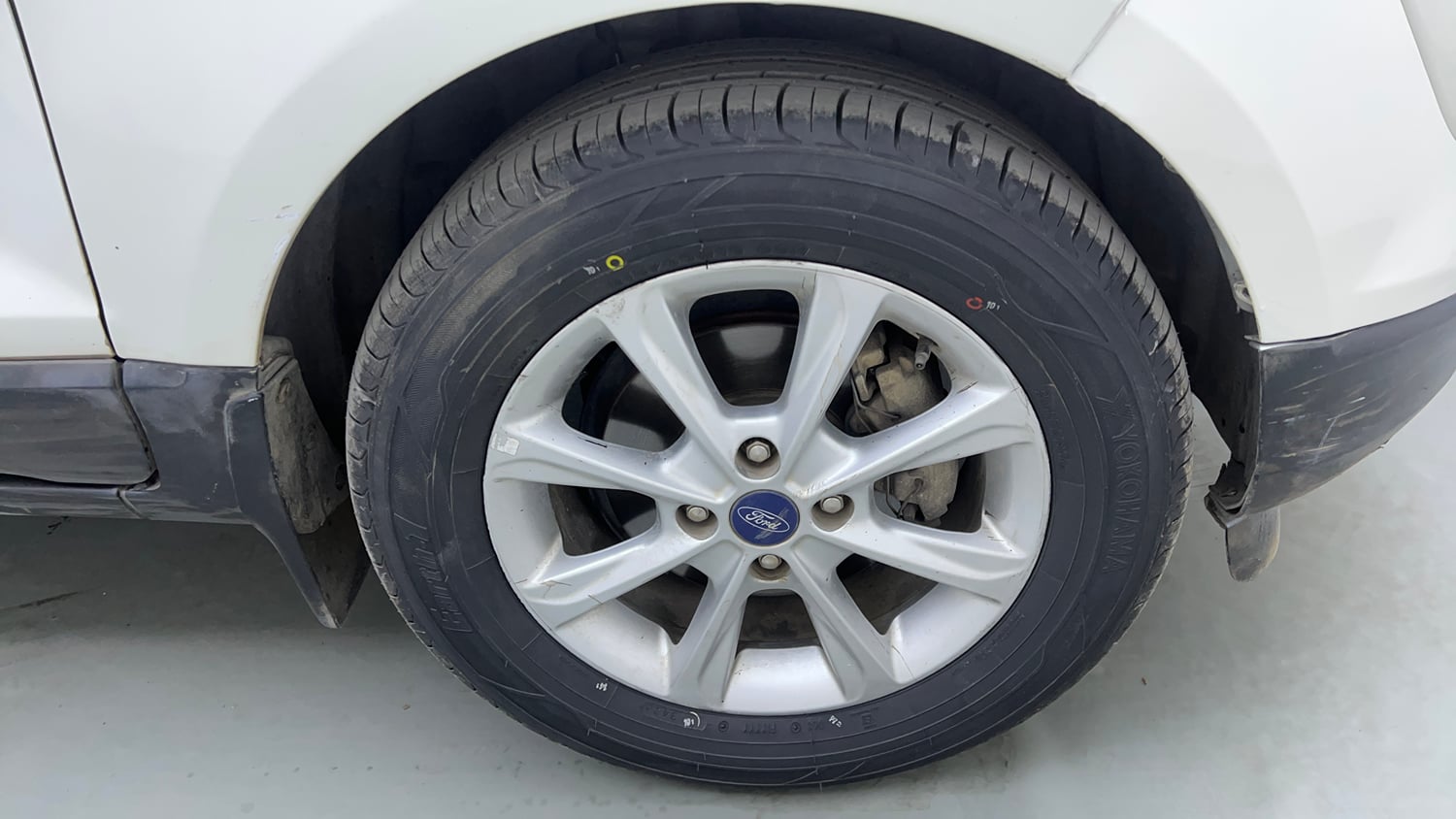 Used 2019 Ford EcoSport Titanium 1.5L TDCi Diesel Manual tyres RIGHT FRONT TYRE RIM VIEW