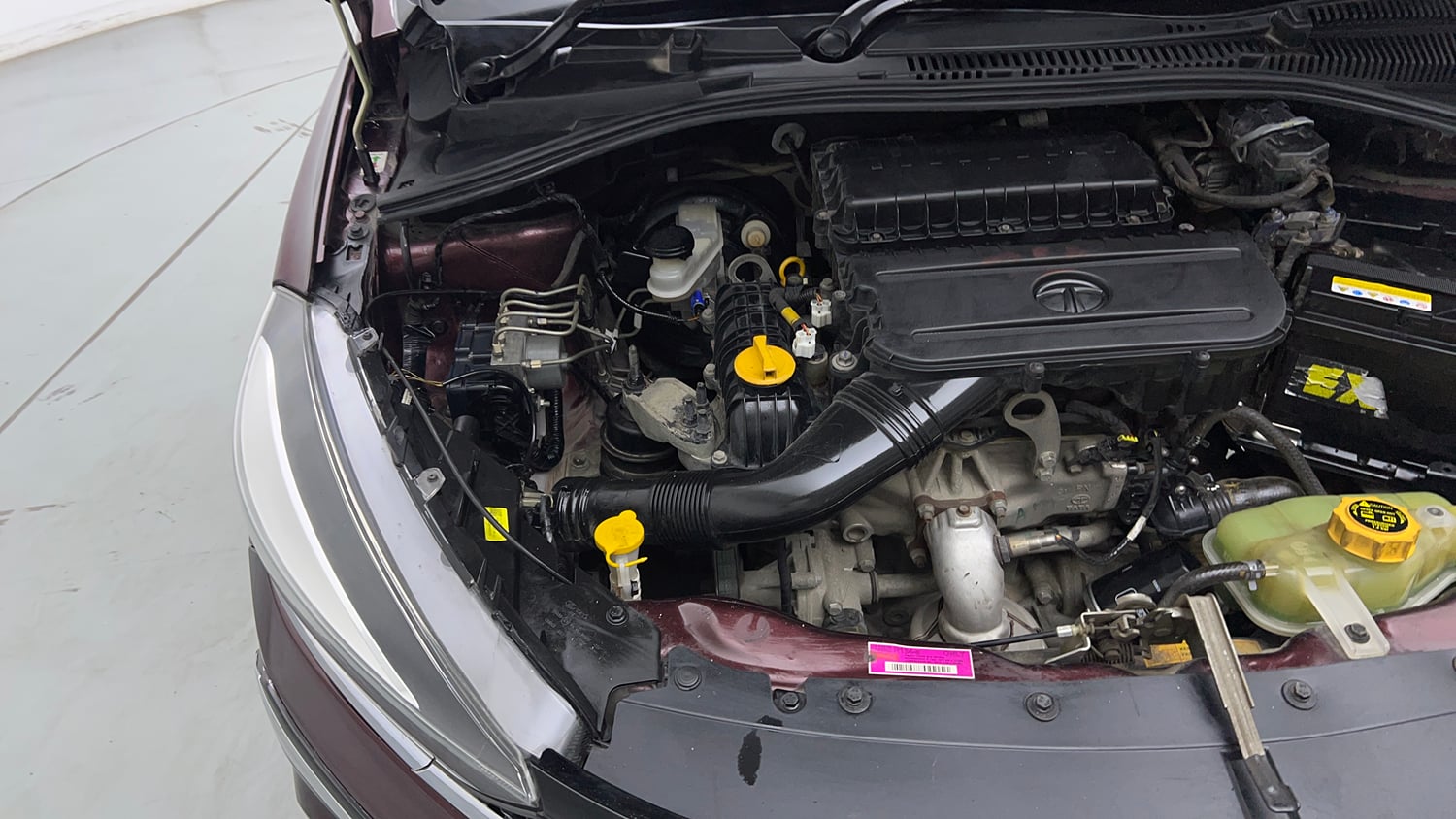 Used 2021 Tata Tigor XZA Plus Petrol Automatic engine ENGINE RIGHT SIDE VIEW