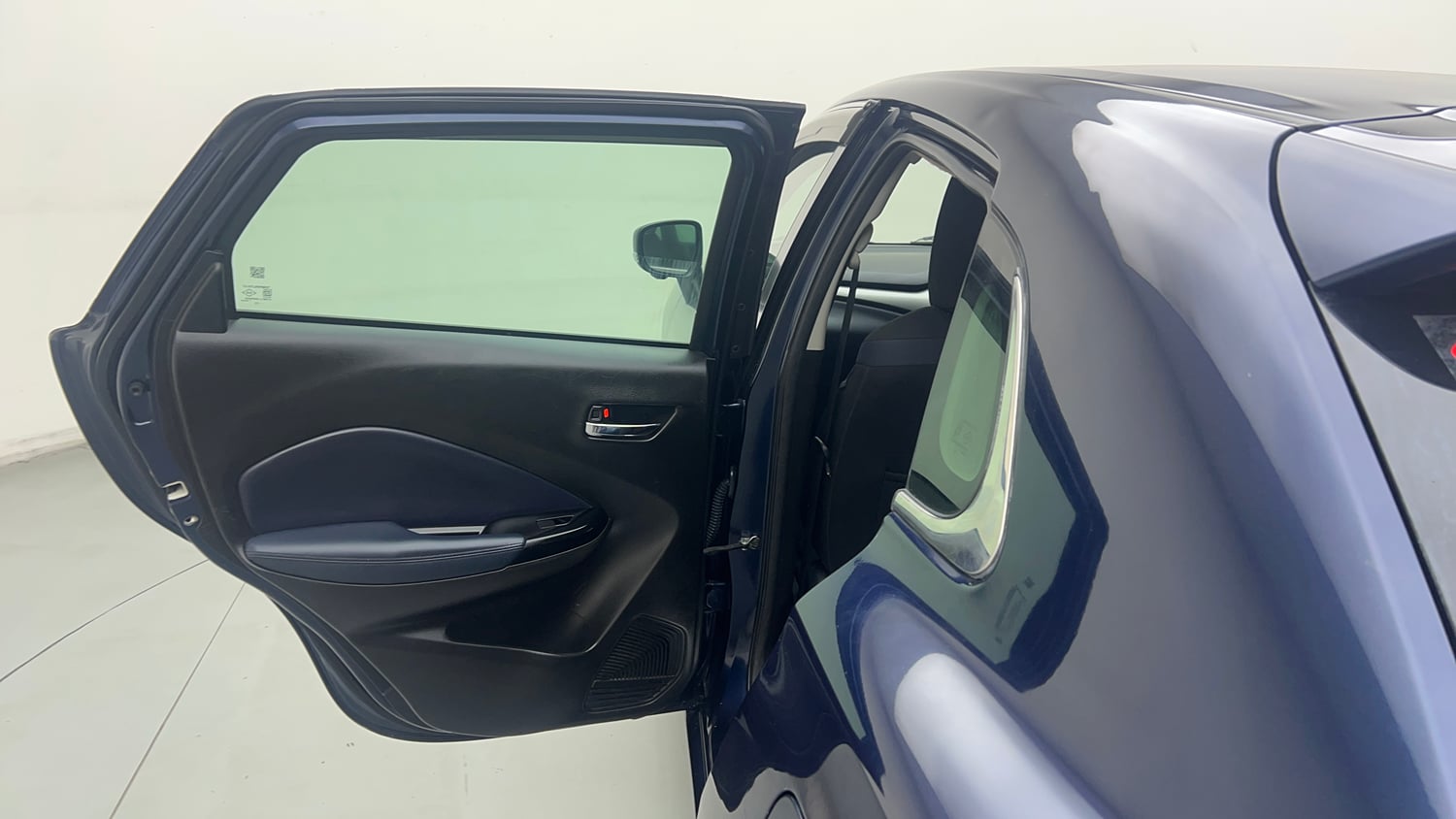 Used 2022 Maruti Suzuki Baleno Alpha Petrol Manual interior LEFT REAR DOOR OPEN VIEW
