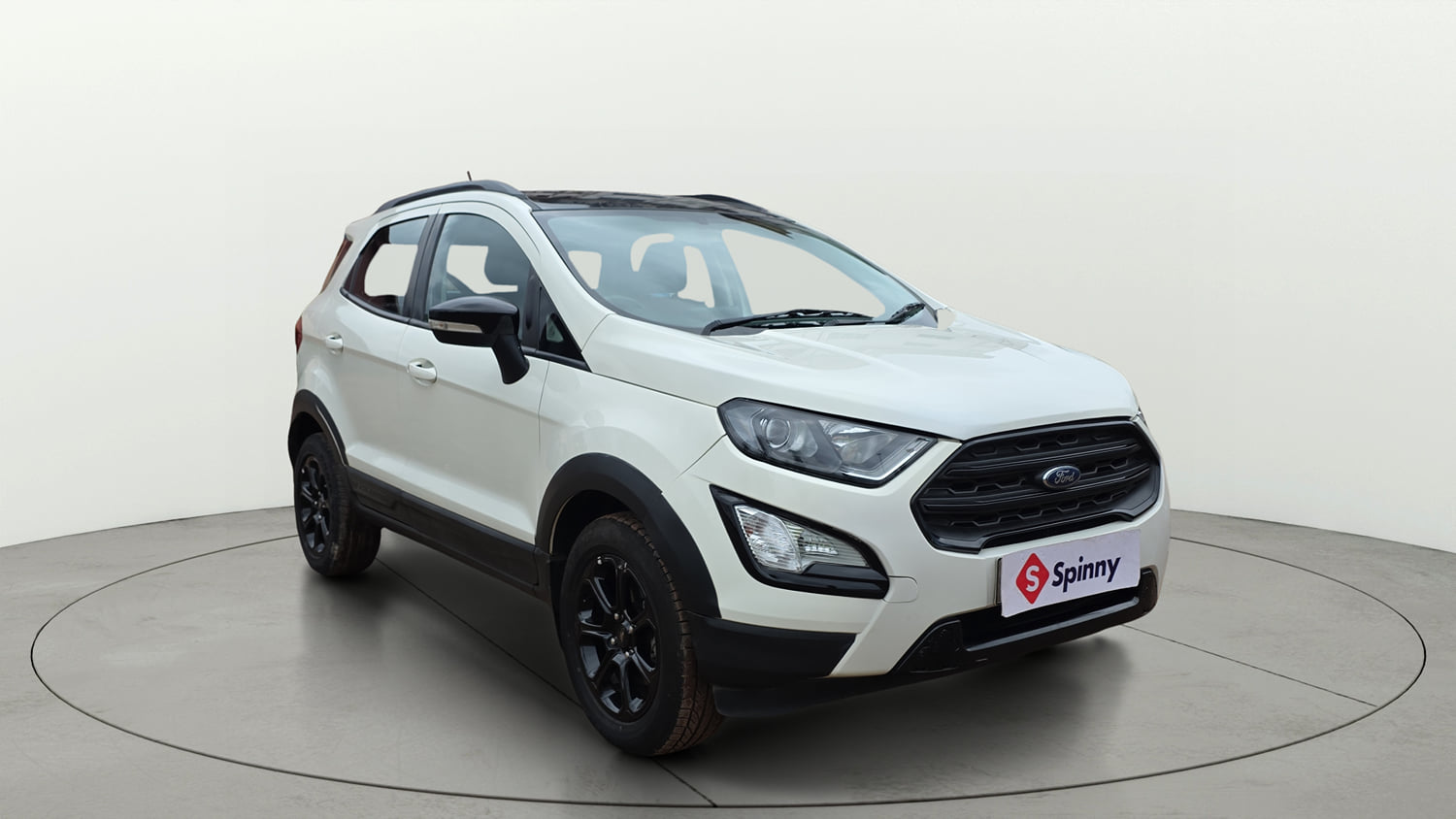 Used 2019 Ford EcoSport Thunder Edition Petrol Petrol Manual exterior RIGHT FRONT CORNER VIEW