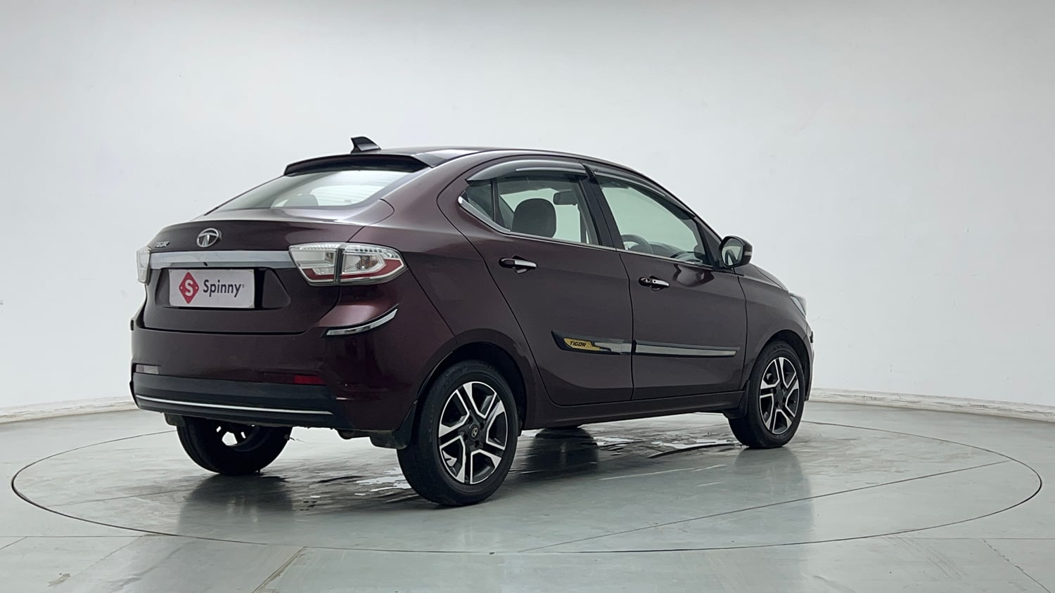 Used 2021 Tata Tigor XZA Plus Petrol Automatic exterior RIGHT REAR CORNER VIEW