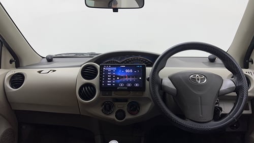 Used 2015 Toyota Etios V Petrol Manual interior DASHBOARD VIEW