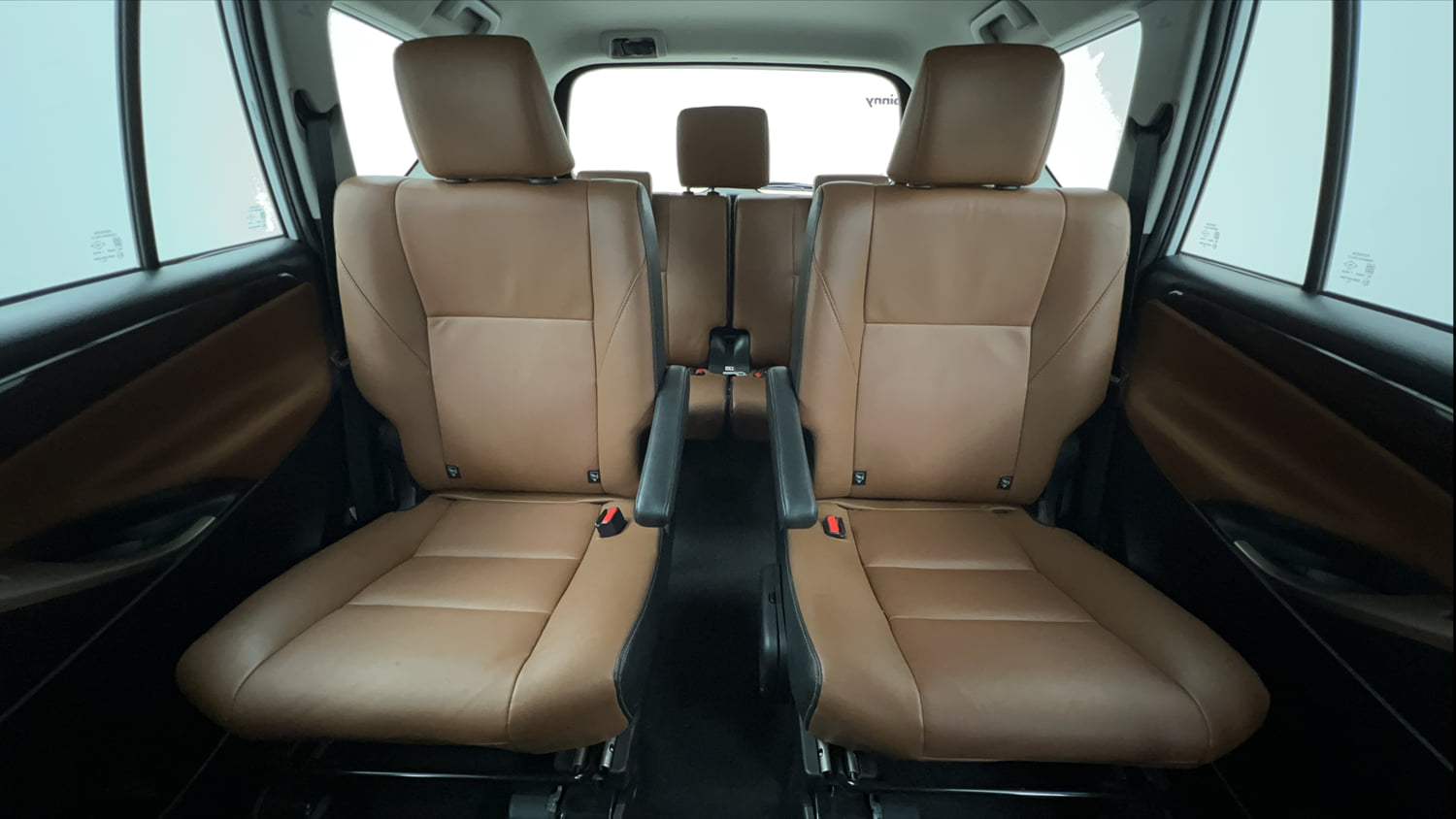 Used 2023 Toyota Innova Crysta ZX 2.7 AT 7 STR Petrol Automatic interior REAR SEAT CONDITION VIEW