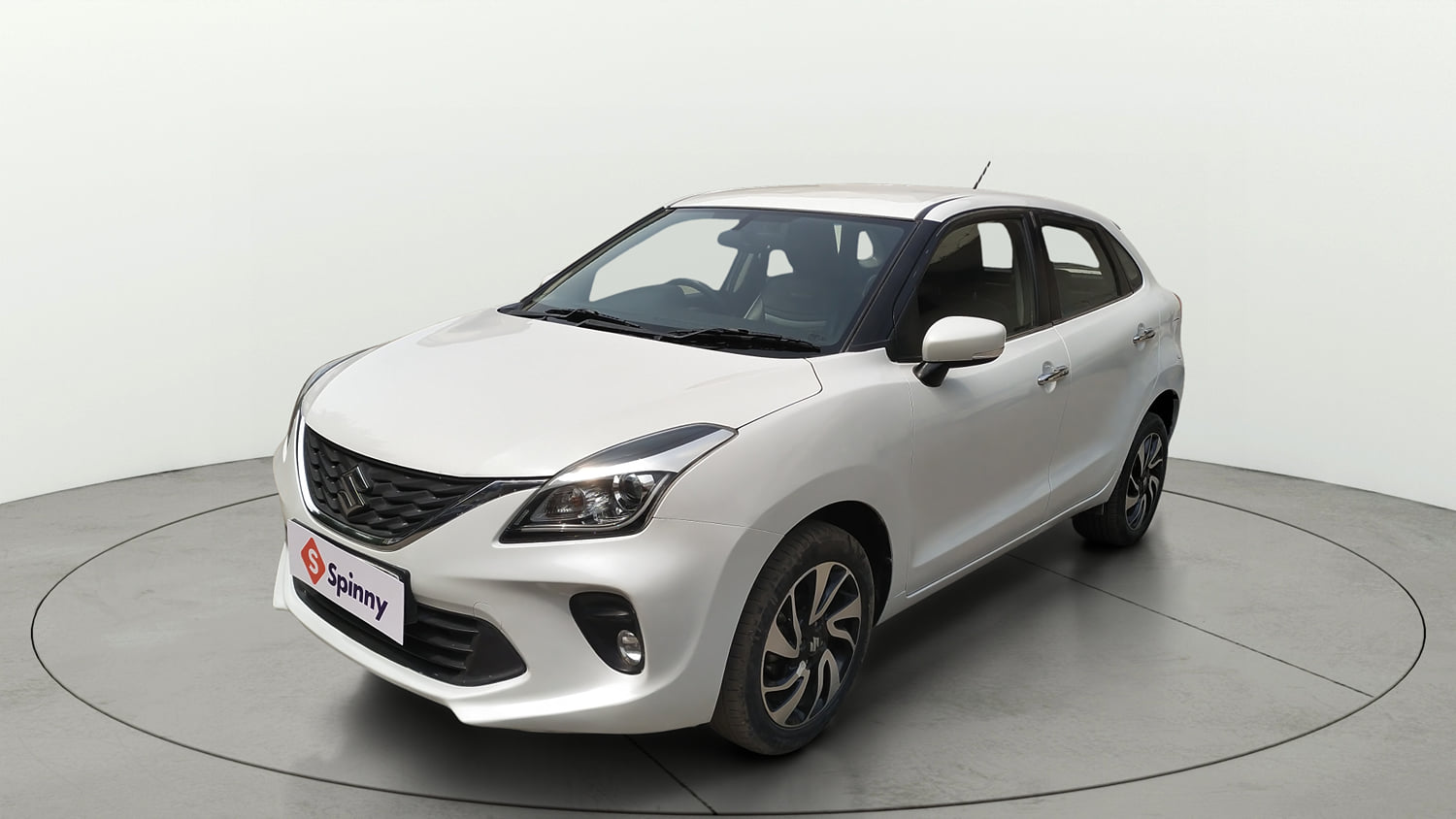 Used 2021 Maruti Suzuki Baleno Zeta Petrol Manual exterior LEFT FRONT CORNER VIEW