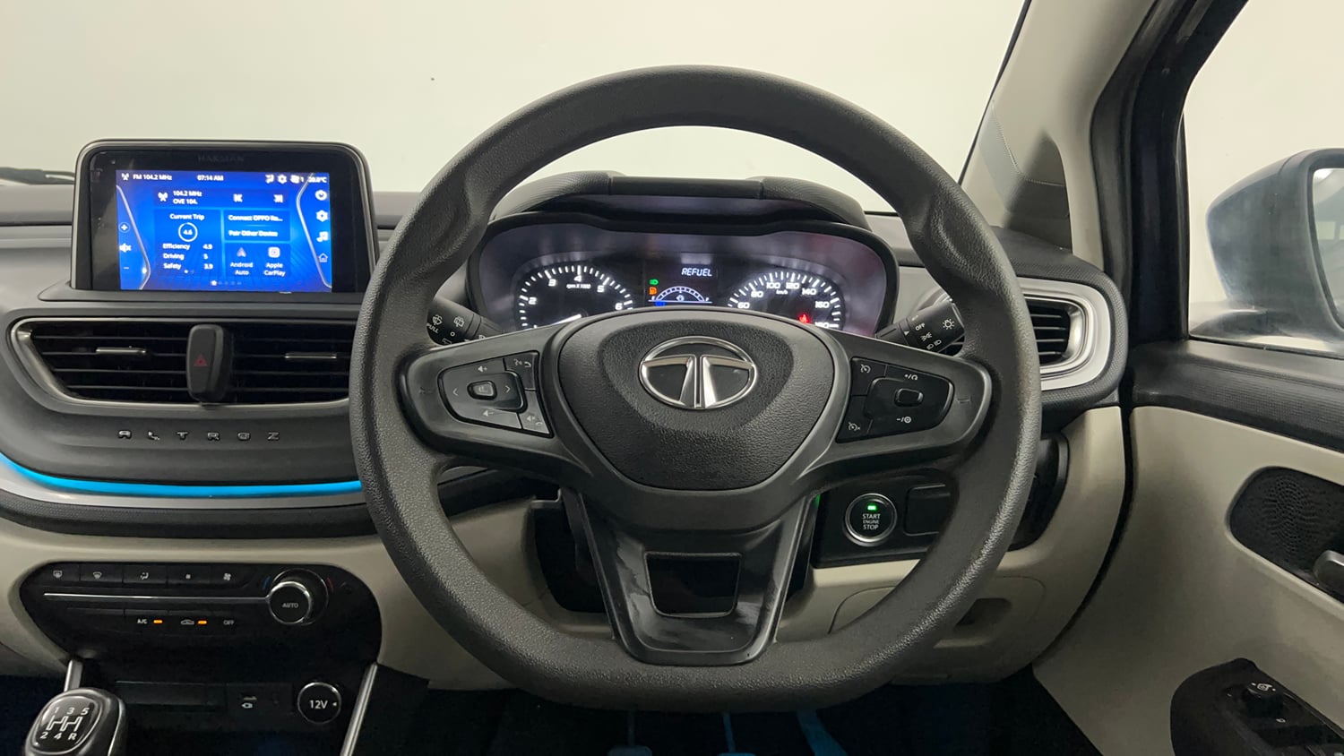 Used 2023 Tata Altroz XZ Petrol Petrol Manual interior STEERING VIEW