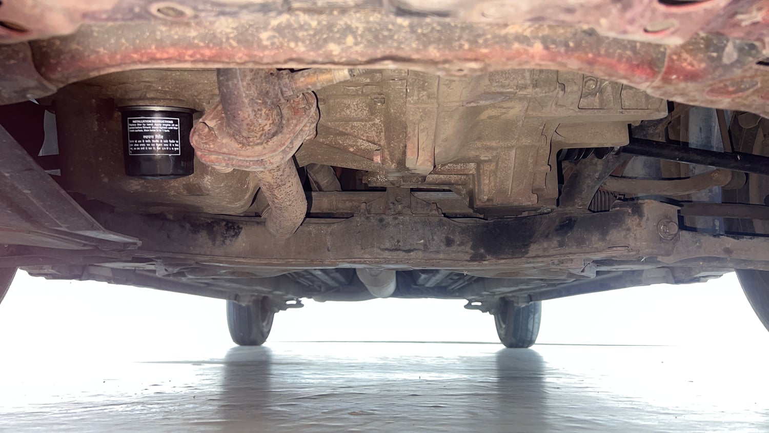 Used 2013 Maruti Suzuki Swift VXi Petrol Manual extra FRONT LEFT UNDERBODY VIEW
