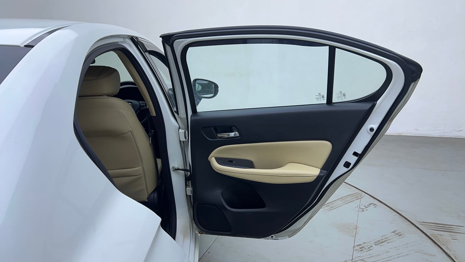 Used 2021 Honda City ZX CVT Petrol Petrol Automatic interior RIGHT REAR DOOR OPEN VIEW