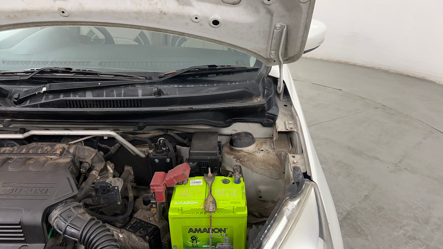 Used 2017 Maruti Suzuki Celerio ZXi AMT Petrol Automatic engine ENGINE LEFT SIDE HINGE & APRON VIEW