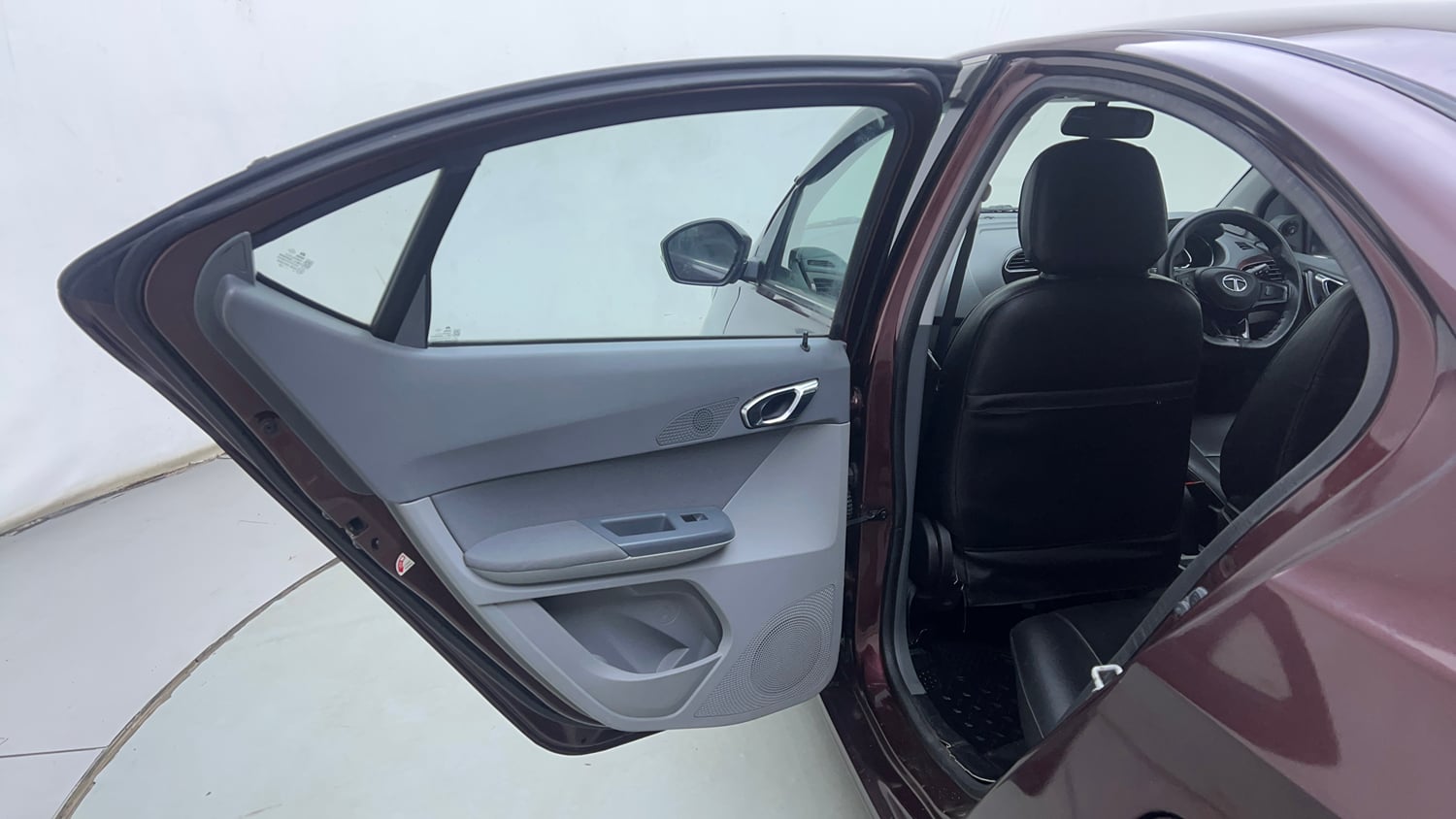 Used 2021 Tata Tigor XZ Plus Petrol Manual interior LEFT REAR DOOR OPEN VIEW