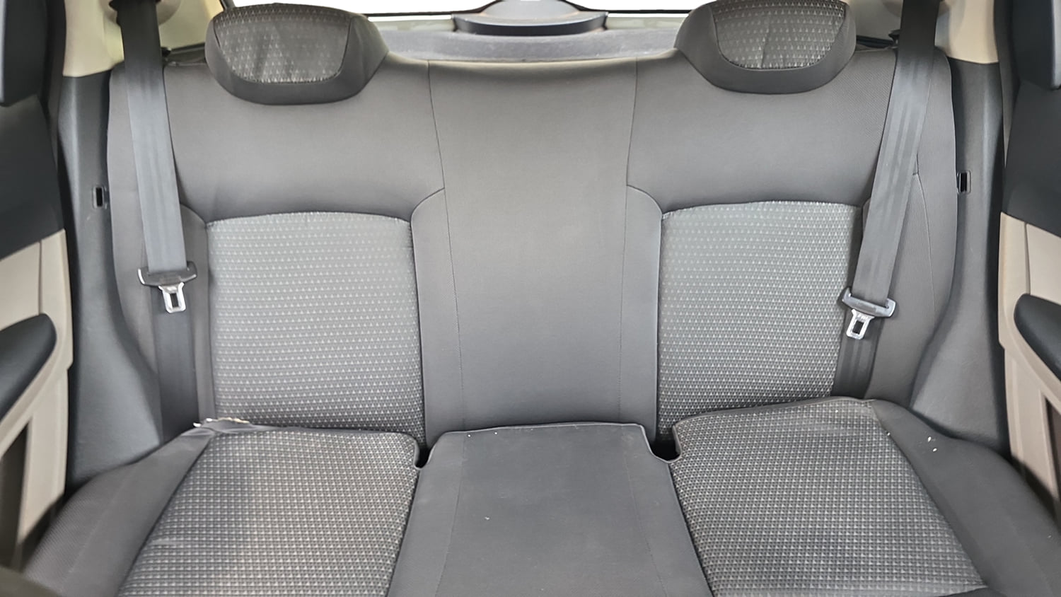 Used 2017 Tata Tiago Revotron XZ Petrol Manual interior REAR SEAT CONDITION VIEW