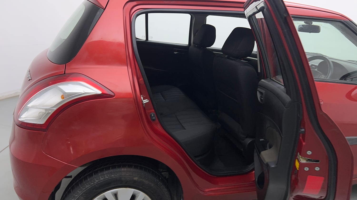 Used 2013 Maruti Suzuki Swift VXi Petrol Manual interior RIGHT SIDE REAR DOOR CABIN VIEW