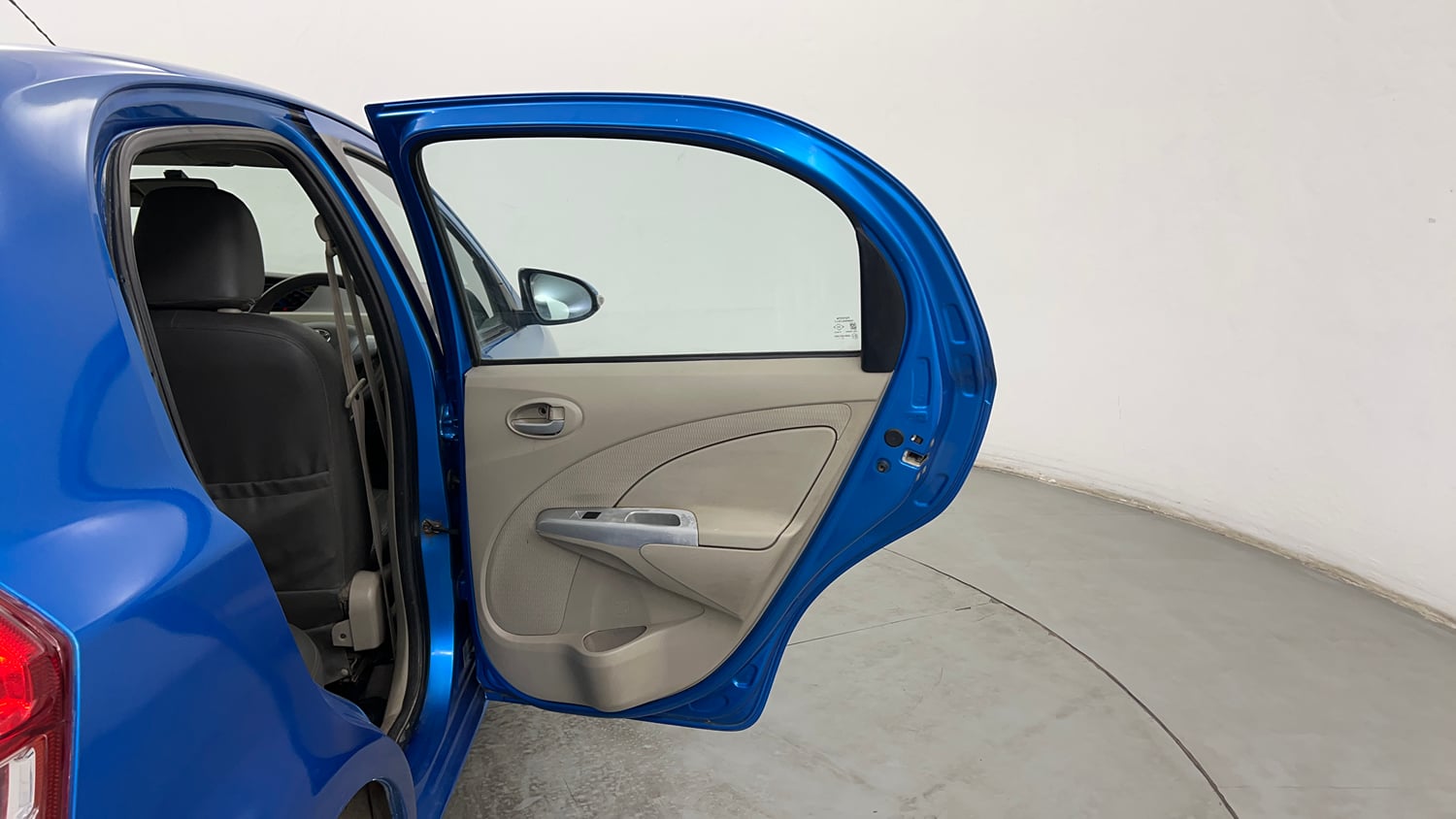Used 2015 Toyota Etios Liva V Petrol Manual interior RIGHT REAR DOOR OPEN VIEW