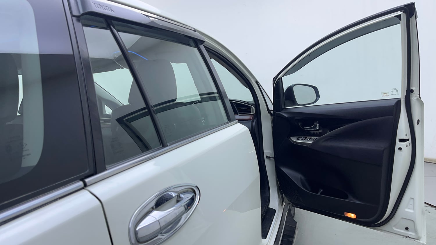 Used 2019 Toyota Innova Crysta Touring Sport Diesel AT Diesel Automatic interior RIGHT FRONT DOOR OPEN VIEW