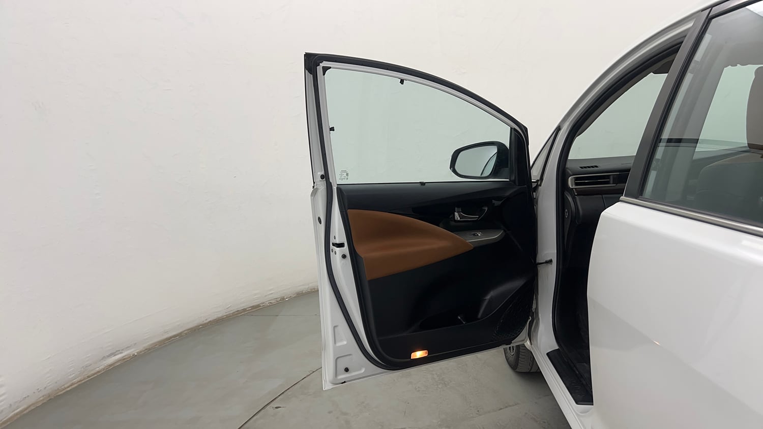 Used 2023 Toyota Innova Crysta ZX 2.7 AT 7 STR Petrol Automatic interior LEFT FRONT DOOR OPEN VIEW