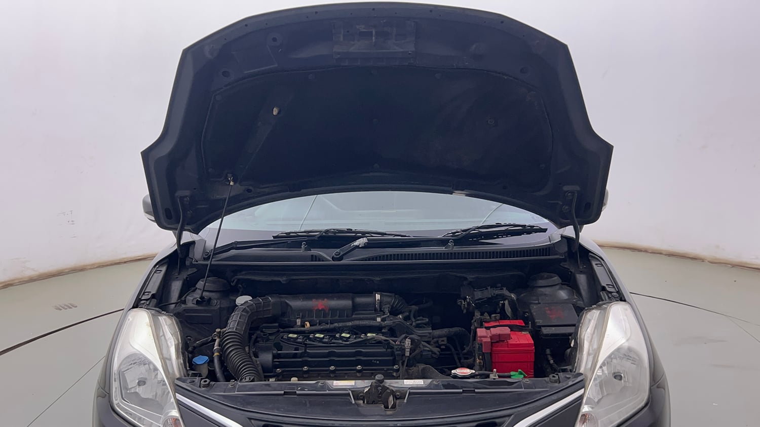 Used 2018 Maruti Suzuki Baleno Zeta 1.2 AT Petrol Automatic engine ENGINE & BONNET OPEN FRONT VIEW