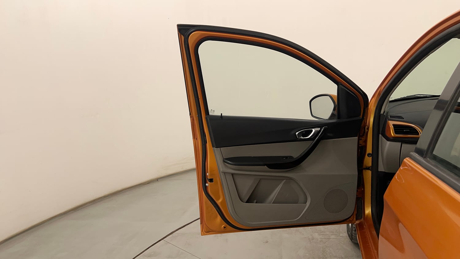 Used 2016 Tata Tiago Revotron XZ Petrol Manual interior LEFT FRONT DOOR OPEN VIEW