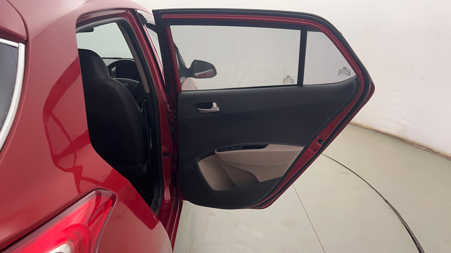 Used 2017 Hyundai Grand i10 Sportz 1.2 Kappa VTVT Petrol Manual interior RIGHT REAR DOOR OPEN VIEW