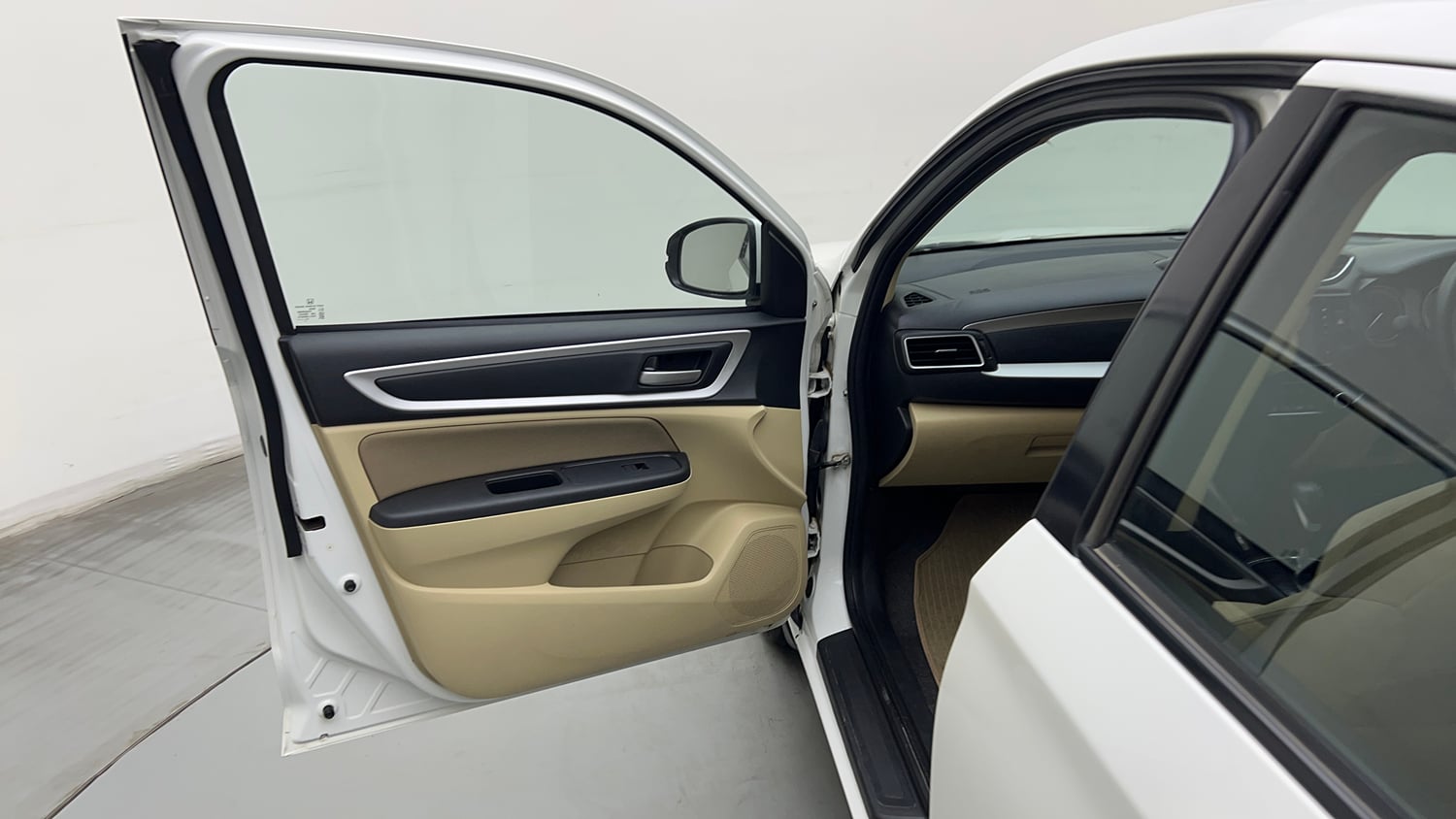 Used 2024 honda Amaze 2nd Generation VX 1.2 Petrol CVT Petrol Automatic interior LEFT FRONT DOOR OPEN VIEW