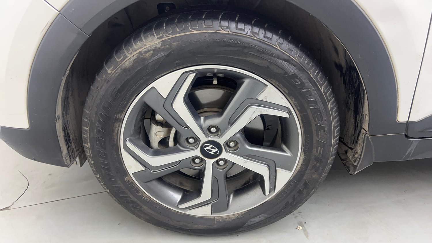 Used 2018 Hyundai Creta SX 1.6 AT Petrol Petrol Automatic tyres LEFT FRONT TYRE RIM VIEW