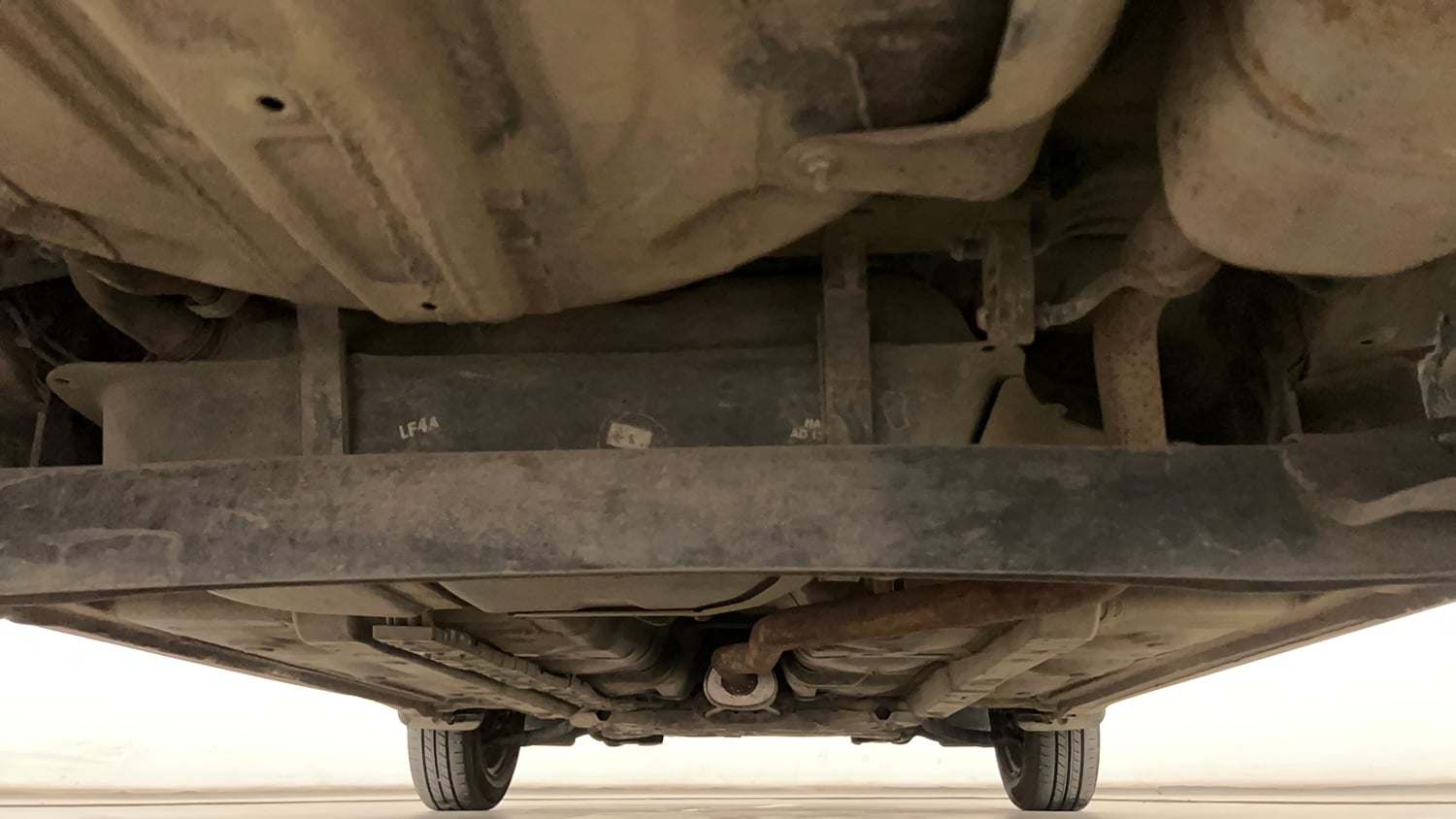 Used 2016 Hyundai Grand i10 Sportz 1.2 Kappa VTVT Petrol Manual extra REAR UNDERBODY VIEW (TAKEN FROM REAR)