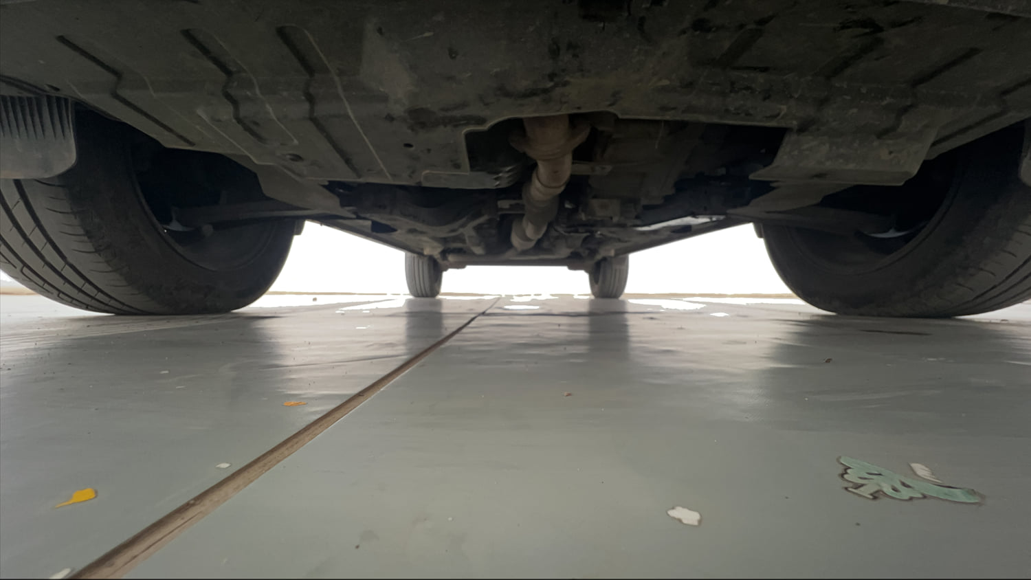 Used 2023 Tata Nexon Fearless 1.2 Revotron Petrol 6MT DT Petrol Manual extra FRONT LEFT UNDERBODY VIEW