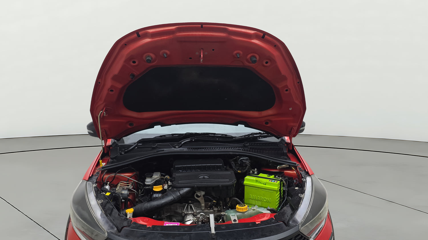 Used 2021 Tata Tiago NRG XZ MT Petrol Manual engine ENGINE & BONNET OPEN FRONT VIEW