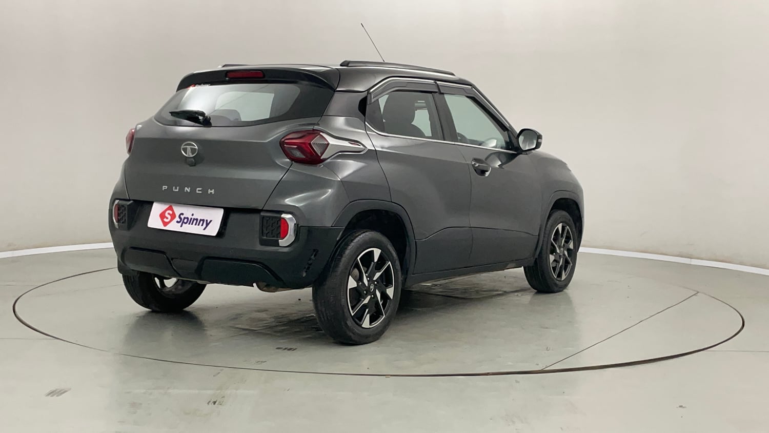 Used 2022 Tata Punch Creative Dual Tone AMT Petrol Automatic exterior RIGHT REAR CORNER VIEW